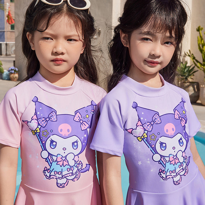 Wholesale Girls' swimsuit, girls' children's princess, cute and stylish cartoon children's jumpsuit style quick drying swimsuit