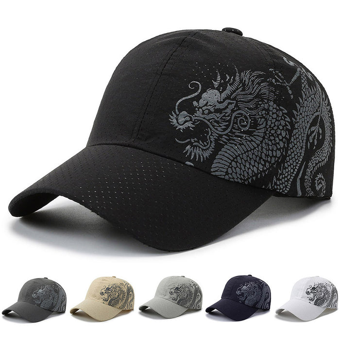 Wholesale Quick drying sports baseball cap, simple duckbill cap, fashionable mesh breathable