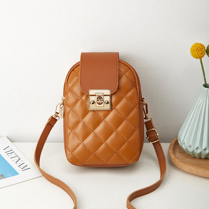 Wholesale Diamond Plaid Small Bag Women' s Shoulder Bag Cheap Bag Crossbody Bag