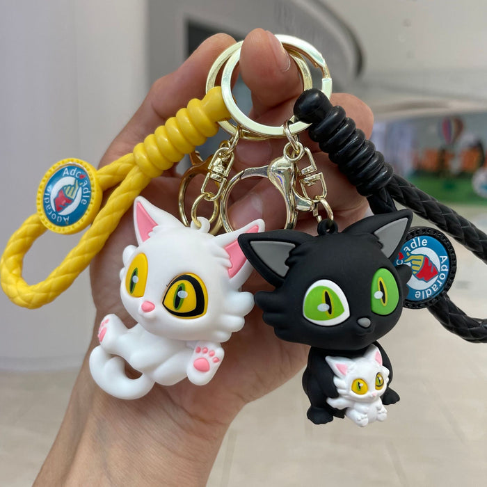 Wholesale Keychain Cute Cat Doll Backpack Pendant Doll Machine Small Gift Wholesale