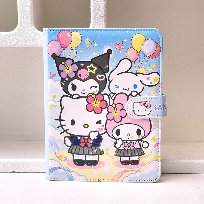 Wholesale Cartoon Cat Family A5 Loose-Leaf Notebook PU Cover Full-Color Diary Journal
