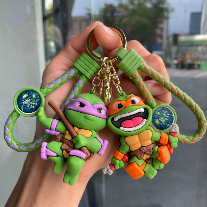 Wholesale Keychain Cartoon Turtle Doll Bag Pendant Car Keychain Pendant Doll Machine Small Gift