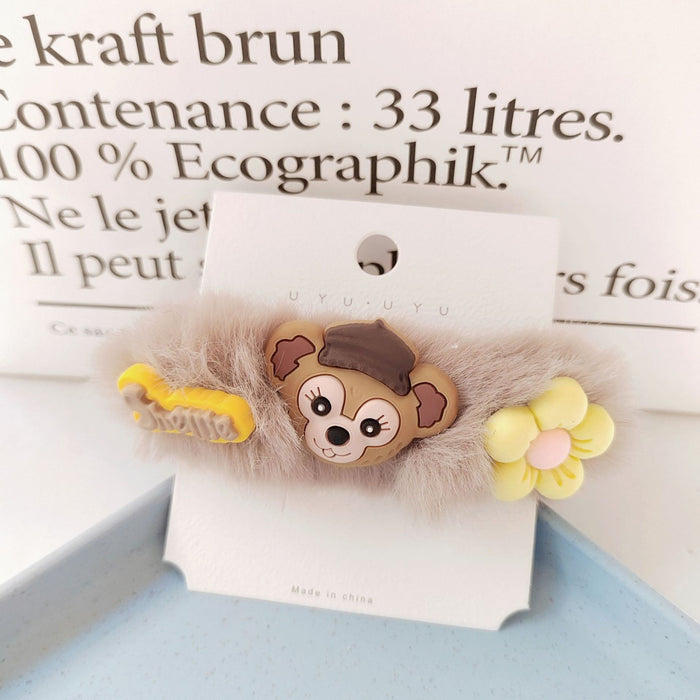 Wholesale Cute cartoon plush hair scrunchies