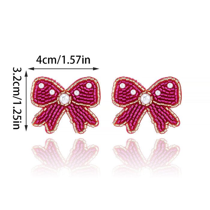 Wholesale Holiday Style Bow Earrings