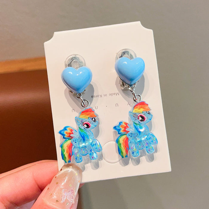 Wholesale Children' s Sweet Princess Jewelry Earrings