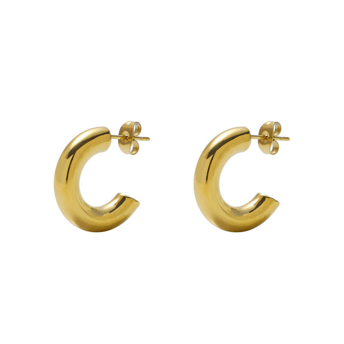 Wholesale Round popular jewelry stainless steel earrings