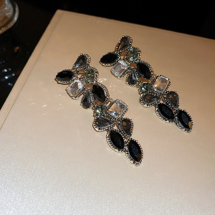 Wholesale Middle Ancient Oval Fashion Geometric Necklace Retro Court Style Clavicle Chain Niche