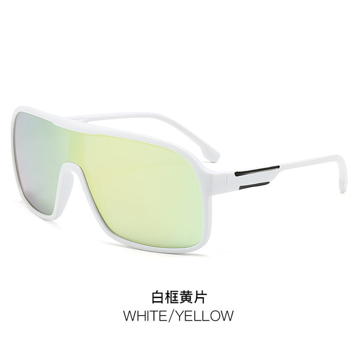 Wholesale New Polarized Large Frame Integrated Sunglasses Fashion Cycling Sports Mirrors Outdoor Sunshade Mirrors