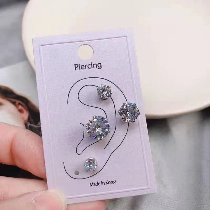 Wholesale Ear bone nail magnets, magnets, non-pierced ear bone clips, same style for men and women, personalized high-end earrings