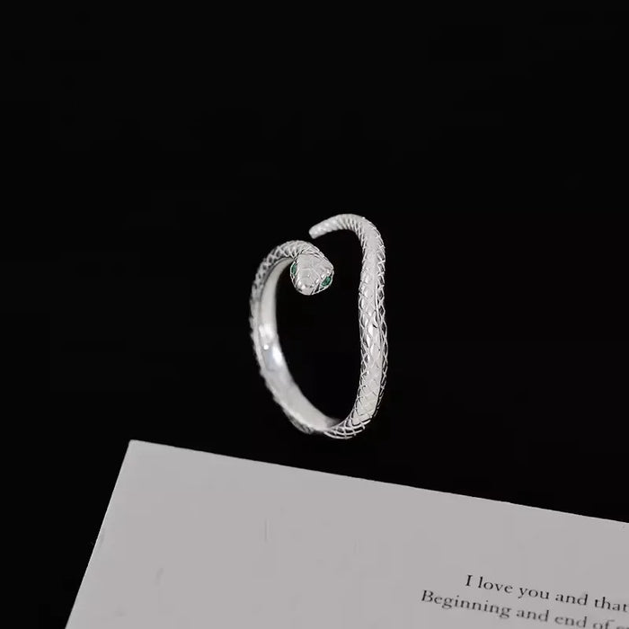 Wholesale Serpentine ring for women, light luxury, niche, index finger ring, high-end ring
