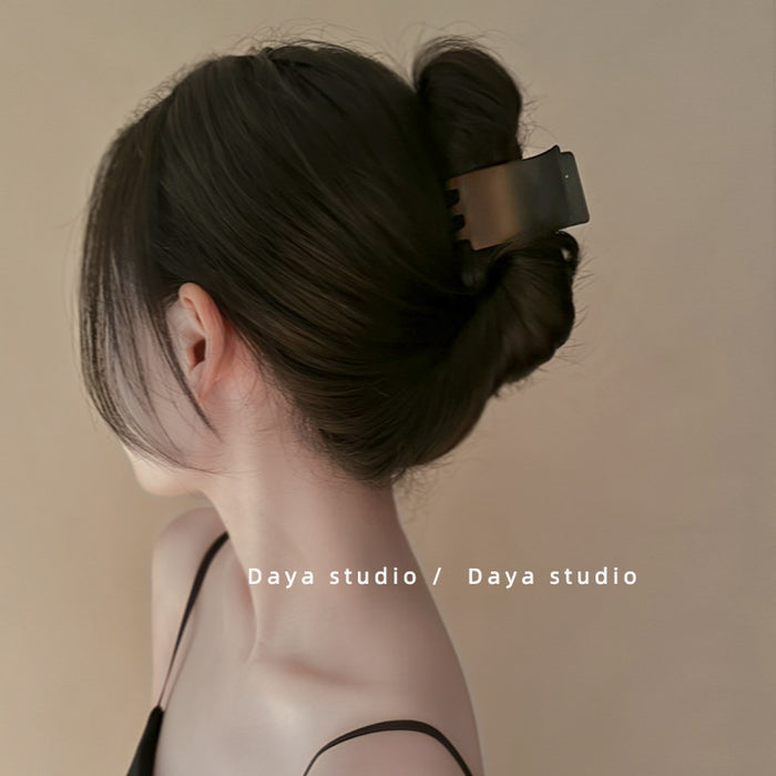 Wholesale Advanced matte gradient ponytail clip, niche temperament shark clip