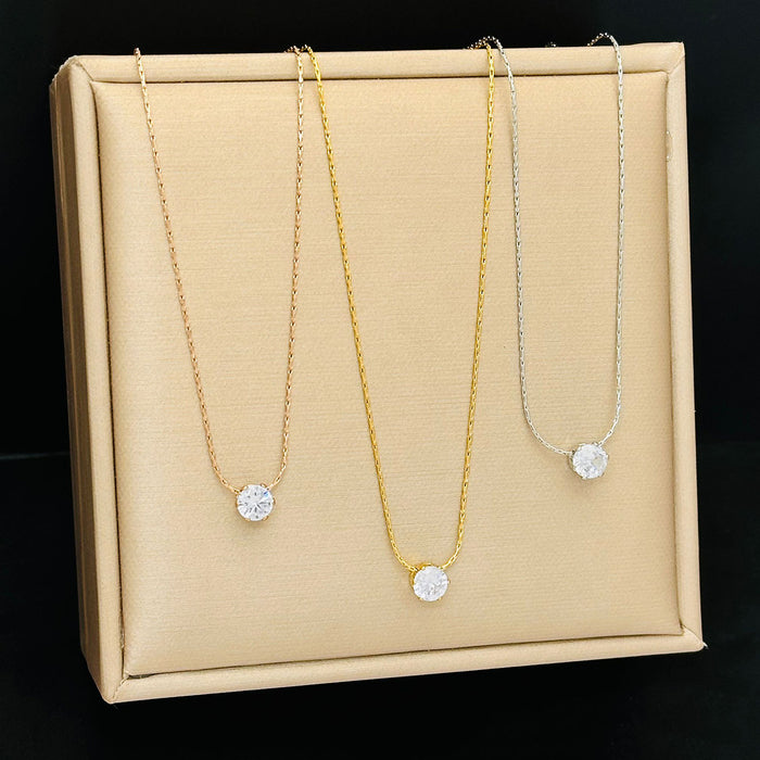 Wholesale Gold high-end pendant necklace, collarbone chain, niche light luxury accessory