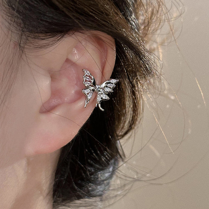 Wholesale Rhinestone Butterfly Earrings Women's Earrings