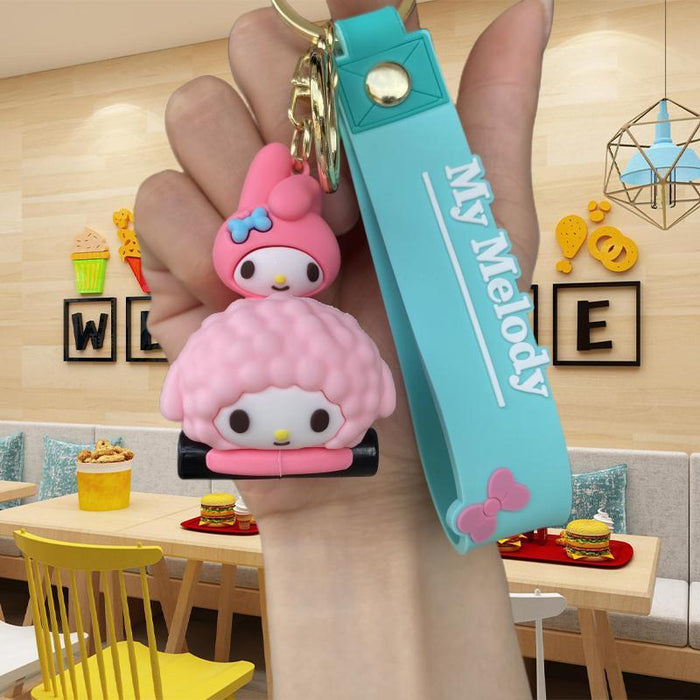 Wholesale Cartoon Doll Silicone Keychain JDC-KC-MingT068