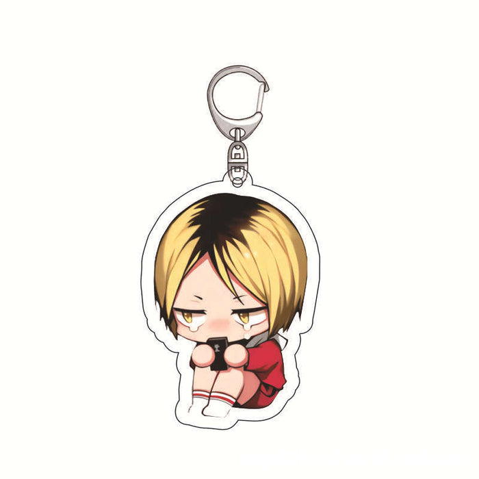 Wholesale Anime-themed keychain cute acrylic pendant