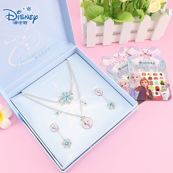 Wholesale New children's jewelry set necklace earrings