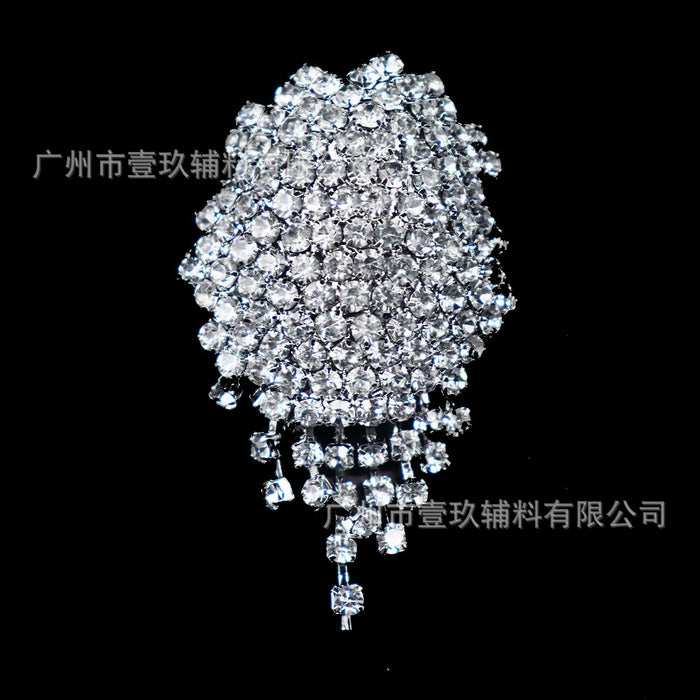 Wholesale DIY clothing accessories and embellishments: rhinestone bow corsage