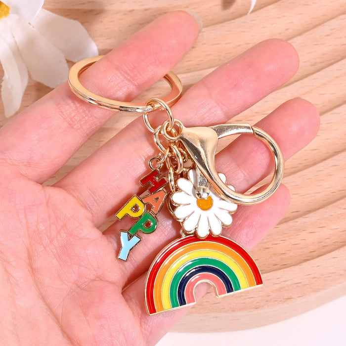 Wholesale Alloy keychain cartoon cute bag key pendant gift keychain
