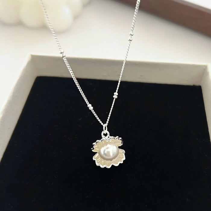 Wholesale Wholesale Shell Pearl Necklace  Send Your Girlfriend a Drop-Shipping Clavicle Chain