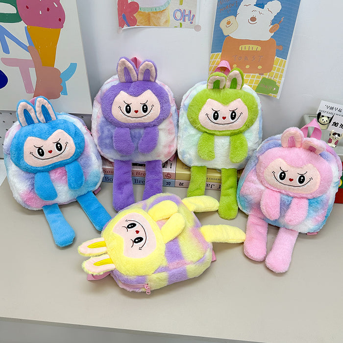 Wholesale Plush toy backpack, male doll, children's cartoon cute plush toy