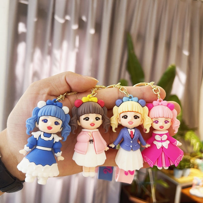 Wholesale Cartoon Doll Silicone Keychains (F) JDC-KC-Chucheng007