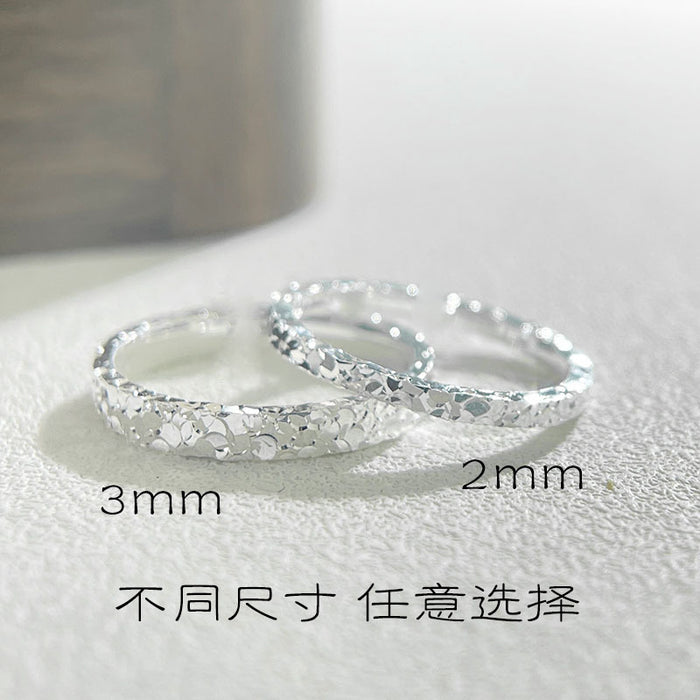 Wholesale Ice Ice Ring for Women  Ring Opening Couple's Ring Gift