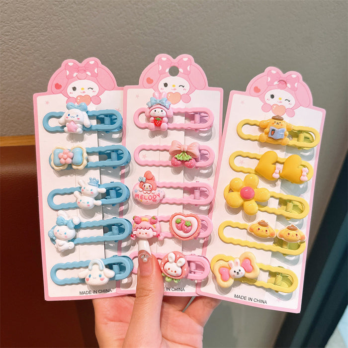 Wholesale Cartoon Hairpins Little Girls Hair Accessories Cute JDC-HC-DF010