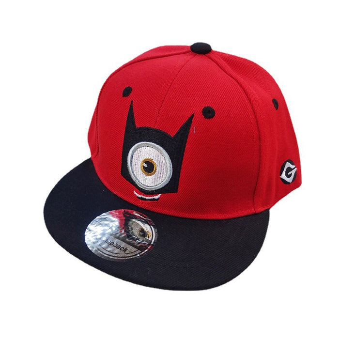 Wholesale Children's Flat brimmed Hat Cartoon Embroidered Hat Children's Baseball Hat Outdoor Duck Tongue Hat