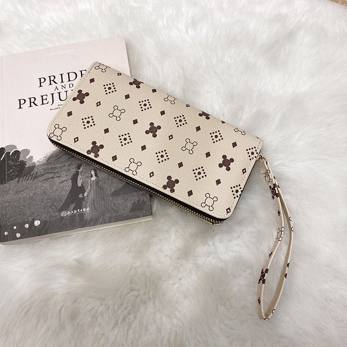 Wholesale New Leopard Print Retro Long Wrist Wallet Fashionable All-match Small Bag Wallet JDC-WT-SC004