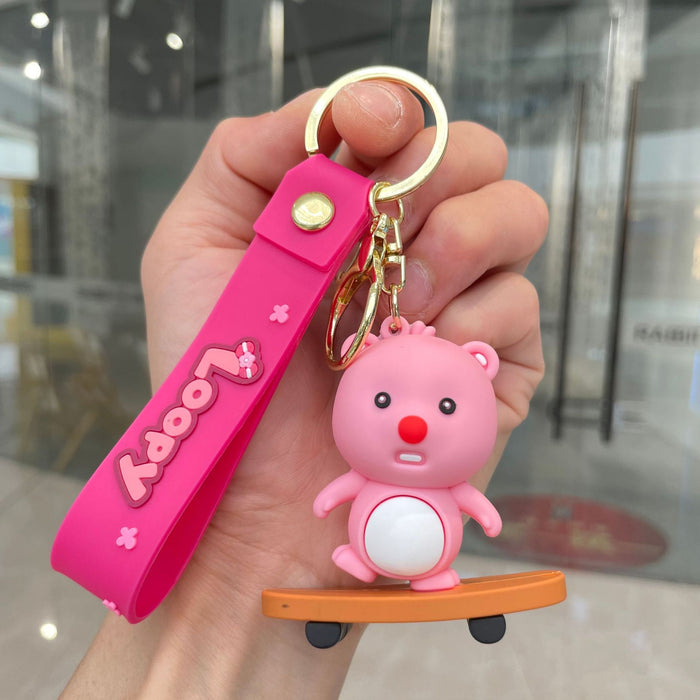 Wholesale Keychain cartoon figurine backpack pendant car keychain