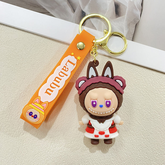 Wholesale Cartoon Doll Little Sheep Keychain Couple School Bag Pendant Car Key Chain Gift