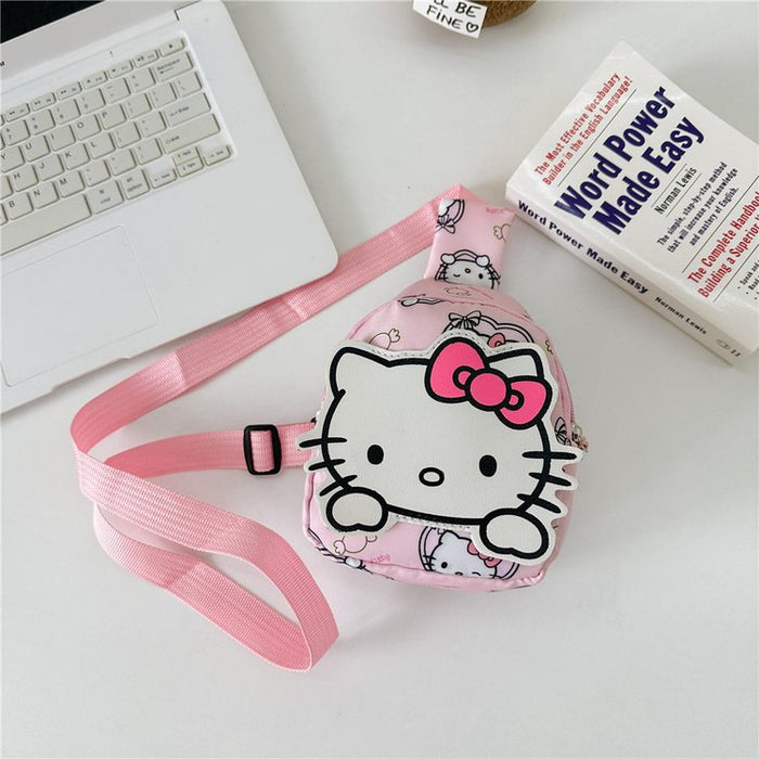 Wholesale Children's Bags Cartoon Cute Chest Bags Kuromi Super Lightweight Carrying Boys and Girls Snack Bags Shoulder Bags JDC-SD-YT001