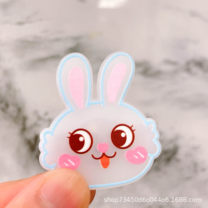 Wholesale cute cartoon children's hairpin funny luminous bangs clip children's fun cute baby side clip jewelry