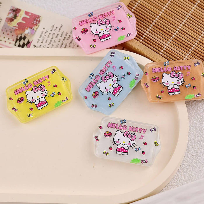 Wholesale Cartoon DIY resin accessories, accessories, square plates, hair clips, phone cases, shoe buckles, keychains, pendants