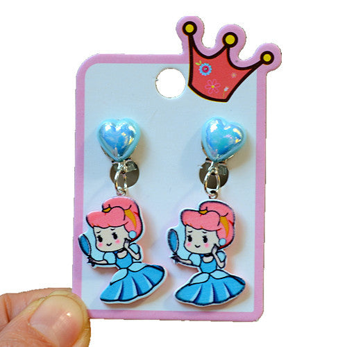 Wholesale Children' s Princess Jewelry Earrings