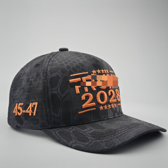 Wholesale Embroidered baseball five piece hardtop colored camouflage sunshade baseball cap