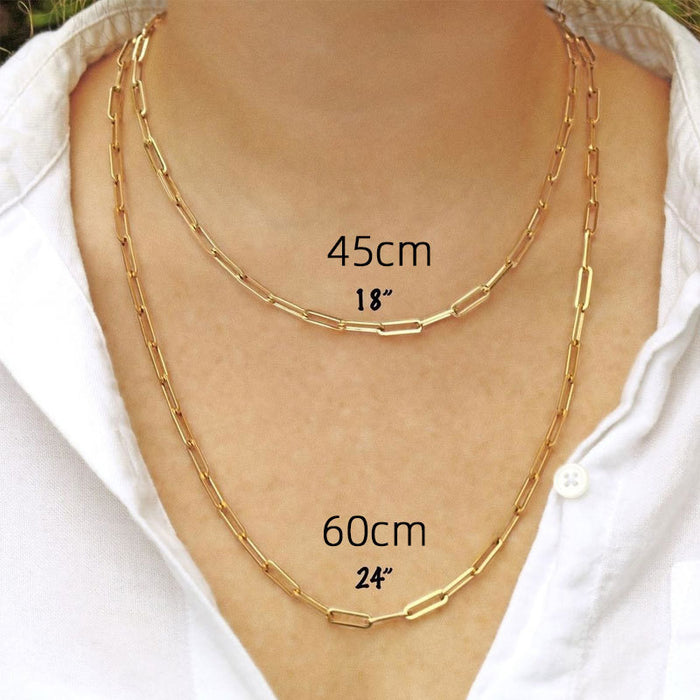 Wholesale Thick chain necklace, simple neck chain, collarbone chain