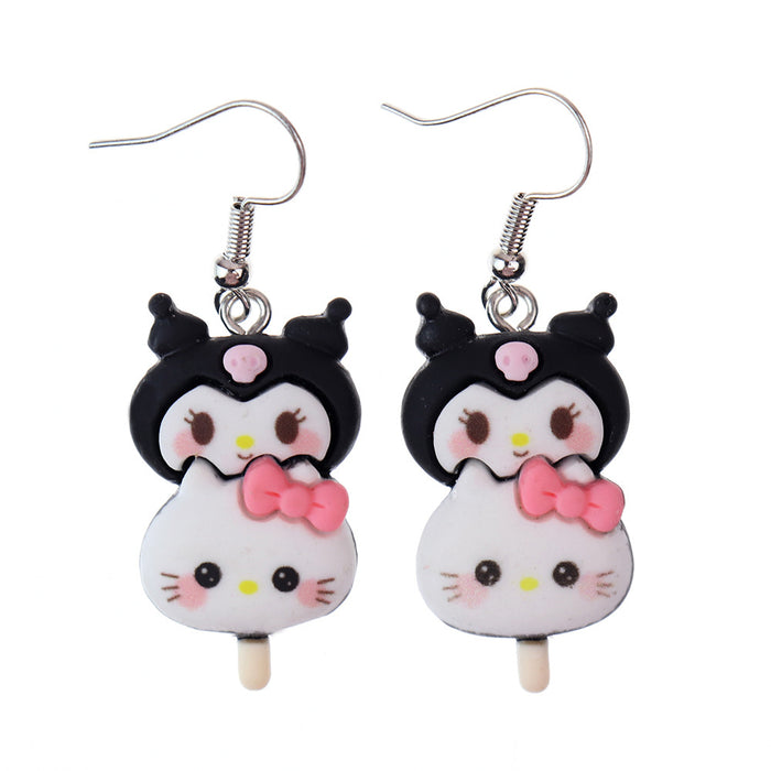 Wholesale Cartoon Food Resin Earrings JDC-ES-niqing020