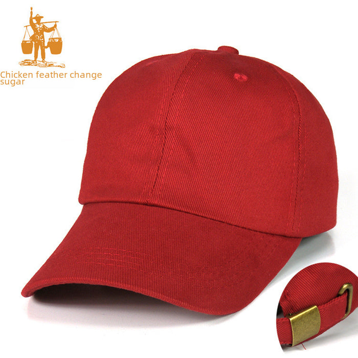 Wholesale Lightweight baseball cap with soft top and no lining, simple cotton duckbill cap