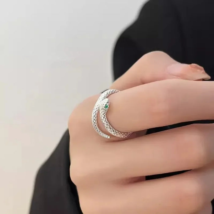 Wholesale Serpentine ring for women, light luxury, niche, index finger ring, high-end ring