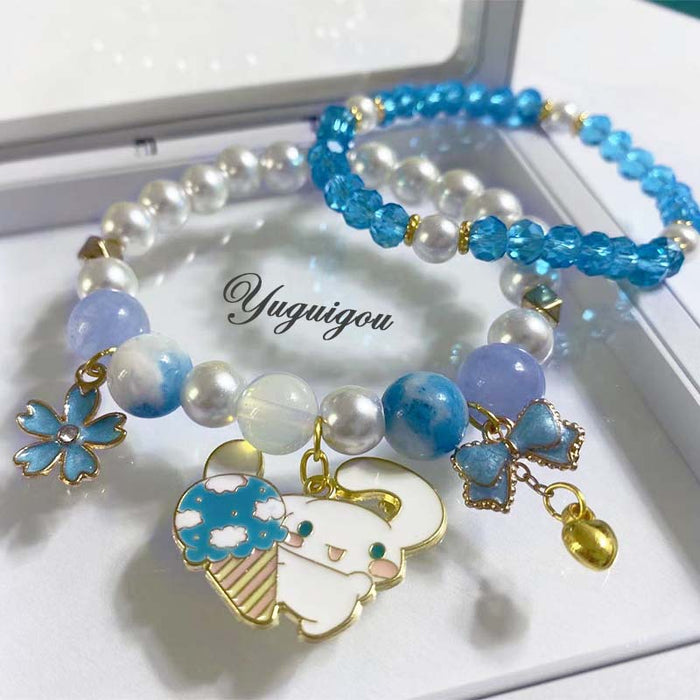 Wholesale Crystal Pearl Bracelet, Cute Cartoon Beads for Women