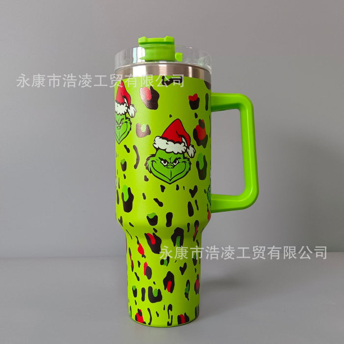 Wholesale 40OZ Car Cup Ice Cup Christmas Thermos Cup Straw Cup JDC-CUP-HaoL001