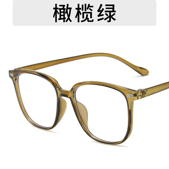 Wholesale Large frame anti blue light glasses decorative glasses