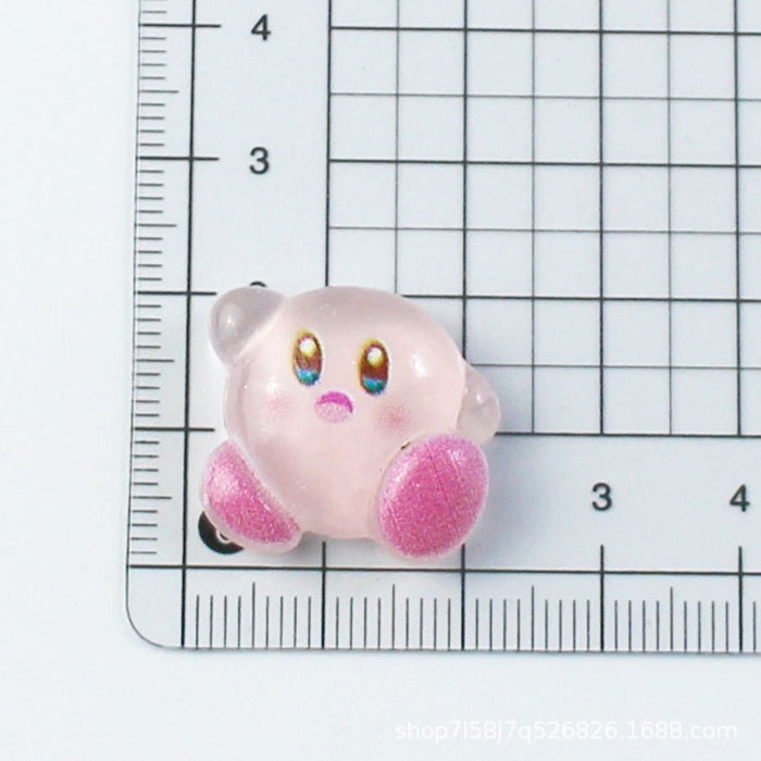 Wholesale Transparent Heart Burger Resin Accessories Cream Glue Mobile Phone Case Accessories Hairpin Headdress Material