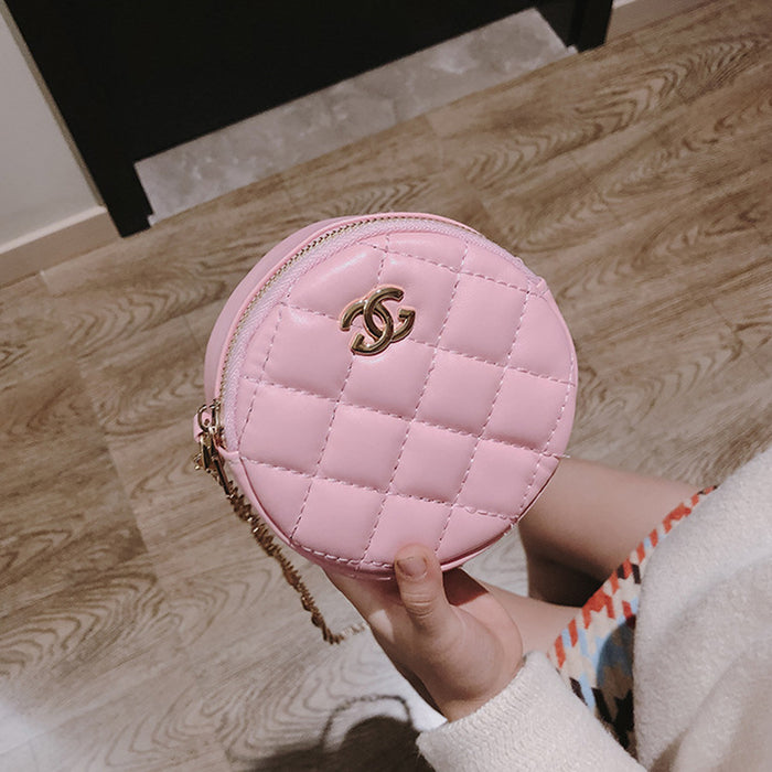 Wholesale Round chain small bag, fashionable crossbody cross bag