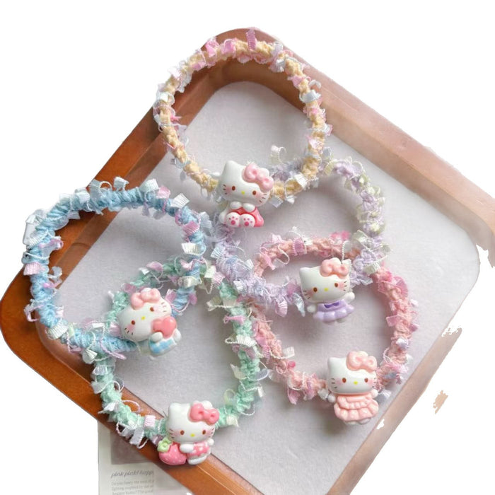 Wholesale Cartoon Bow Kt Hair Ribbon Hair Rope Gift Cute Headband Hair Accessories