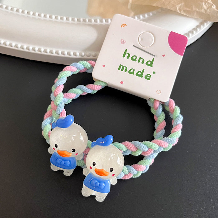 Wholesale Cartoon Braided Children Plastic Hair Band JDC-HS-Leiyang001