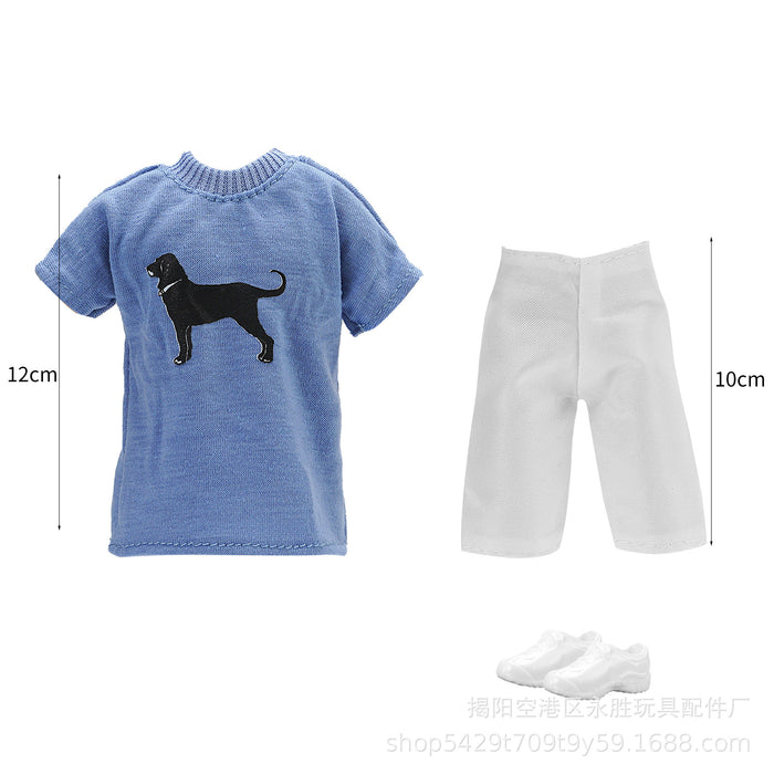 Wholesale prince casual  doll men' s suit children' s toy clothes