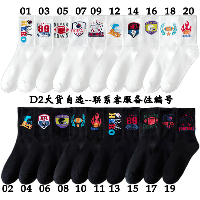 Wholesale Socks women' s sports socks cotton socks white stockings autumn and winter