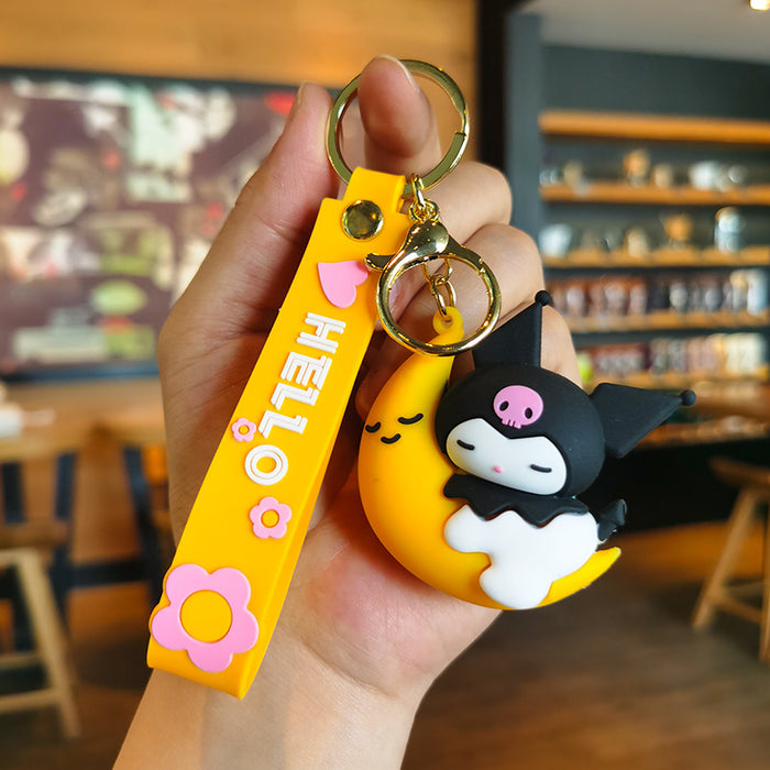 Wholesale Cartoon Doll Silicone Keychain JDC-KC-Tingm238